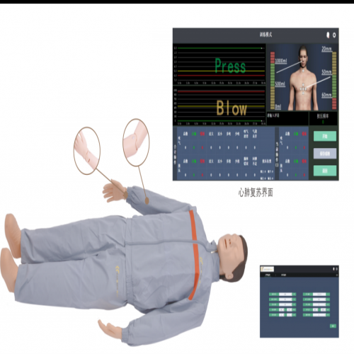 高級心肺復(fù)蘇模擬人（計算機控制-無線連接）
